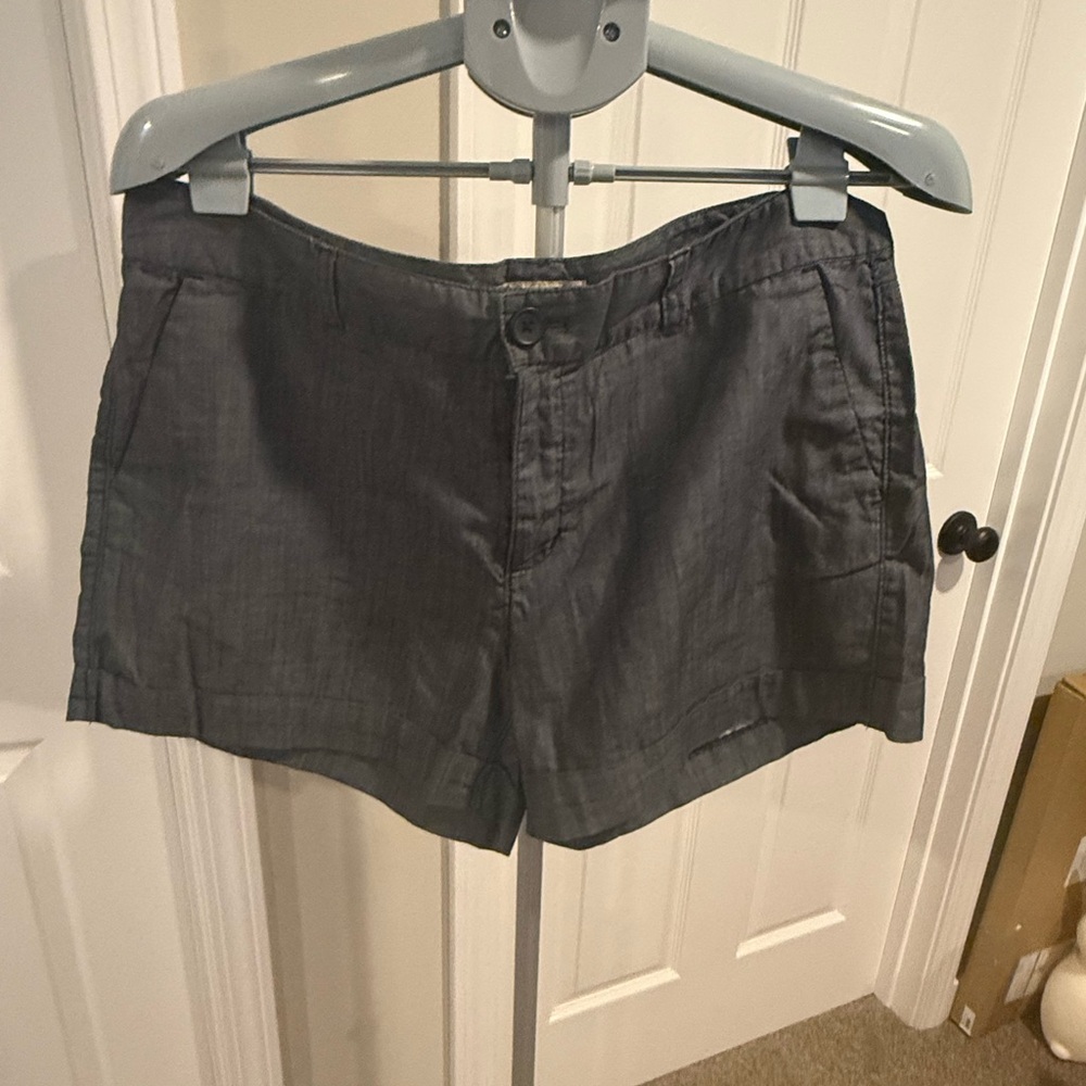 ⭐️ BR Dark Gray Chambray Casual Shorts